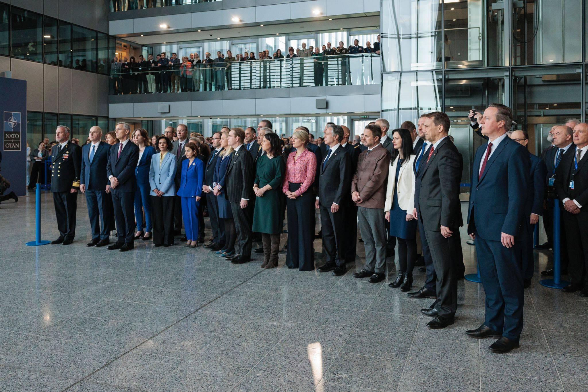 На специална церемония в Брюксел бе отбелязана 75-ата годишнина на НАТО
